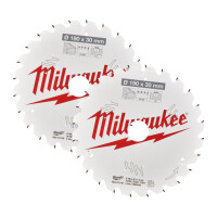 Milwaukee - Sägeblatt Twin Pack 190 x 24Z/24Z-2-tlg (4932479804)
