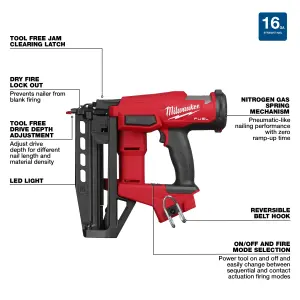 Milwaukee - M18FN16GS-0X Akku-Stiftnagler XXX (4933493353)