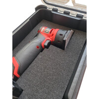 MWK - Anpassbare Schaumstoffeinlage mit Rasterstanzung 30x20x4+1cm für Packout Koffer & Organiser