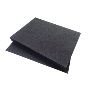MWK - Anpassbare Schaumstoffeinlage mit Rasterstanzung 42,5x30,5x4+1cm für Packout Schubladenboxen und HD-Boxen