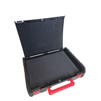 MWK - Anpassbare Schaumstoffeinlage mit Rasterstanzung 42,5x30,5x4+1cm für Packout Schubladenboxen und HD-Boxen