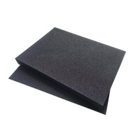 MWK - Anpassbare Schaumstoffeinlage mit Rasterstanzung 42,5x30,5x4+1cm für Packout Schubladenboxen und HD-Boxen