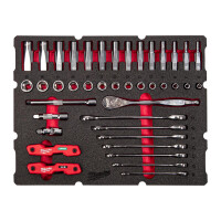 Milwaukee - PACKOUT 3/8" Ratschen u. Ringmaulschlüss (4932493640)