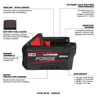 Milwaukee - M18 FORGE Akku  6.0 Ah (M18 FB6) (4932492533)