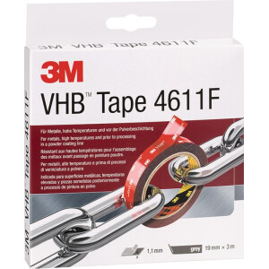 3M - Montageband VHB Tape 4611F dunkelgrau L....