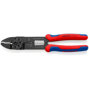 Knipex - Crimpzange schwarz lackiert, mit...