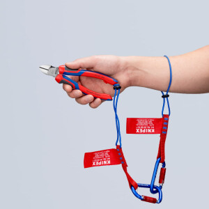 Knipex - Seitenschneider schwarz atramentiert, mit Comfort-Griffen 160 mm (70 02 160)