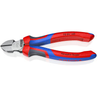 Knipex - Seitenschneider schwarz atramentiert, mit Comfort-Griffen 160 mm (70 02 160)