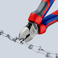 Knipex - Seitenschneider schwarz atramentiert, mit Comfort-Griffen 160 mm (70 02 160)