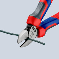 Knipex - Seitenschneider schwarz atramentiert, mit Comfort-Griffen 160 mm (70 02 160)