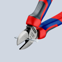 Knipex - Seitenschneider schwarz atramentiert, mit Comfort-Griffen 160 mm (70 02 160)