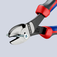 Knipex - Kraft-Seitenschneider schwarz atramentiert, mit Comfort-Griffen 180 mm (74 02 180)
