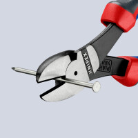 Knipex - Kraft-Seitenschneider schwarz atramentiert, mit Comfort-Griffen 180 mm (74 02 180)