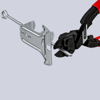 Knipex - CoBolt® Kompakt-Bolzenschneider schwarz atramentiert, mit Kunststoff überzogen 200 mm (71 01 200)