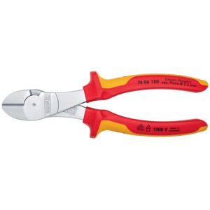 Knipex - Kraft-Seitenschneider verchromt, isoliert mit...