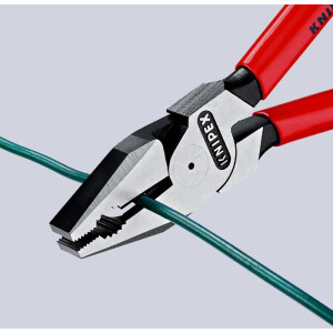 KNIPEX - Kraftkombizange Länge 225 mm poliert Mehrkomponentenhüllen  (02 02 225)