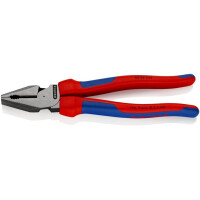 KNIPEX - Kraftkombizange Länge 225 mm poliert Mehrkomponentenhüllen  (02 02 225)