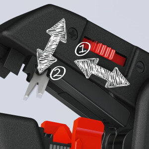 Knipex - ComStrip Automatische Abisolierzange 165 mm (12 62 180)