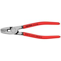Knipex - Crimpzange fuer Aderendhuelsen mit Kunststoff überzogen 180 mm (97 81 180)