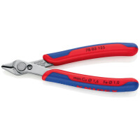 Knipex - Electronic-Super-Knips® mit Mehrkomponenten-Hüllen 125 mm (78 03 125)