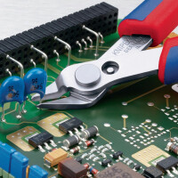Knipex - Electronic-Super-Knips® mit Mehrkomponenten-Hüllen 125 mm (78 03 125)
