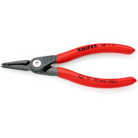 Knipex - Praezision-Sicherungsringzange grau atramentiert, mit rutschhemmendem Kunststoff überzogen 140 mm (48 11 J1)