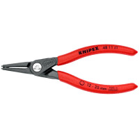 Knipex - Praezision-Sicherungsringzange grau atramentiert, mit rutschhemmendem Kunststoff überzogen 140 mm (48 11 J1)