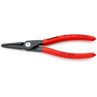 Knipex - Praezision-Sicherungsringzange grau atramentiert, mit rutschhemmendem Kunststoff überzogen 180 mm (48 11 J2)