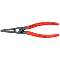 Knipex - Praezision-Sicherungsringzange grau atramentiert, mit rutschhemmendem Kunststoff überzogen 180 mm (48 11 J2)