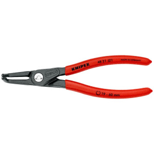 Knipex - Praezision-Sicherungsringzange grau atramentiert, mit rutschhemmendem Kunststoff überzogen 165 mm (48 21 J21)