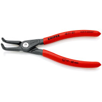 Knipex - Praezision-Sicherungsringzange grau atramentiert, mit rutschhemmendem Kunststoff überzogen 165 mm (48 21 J21)