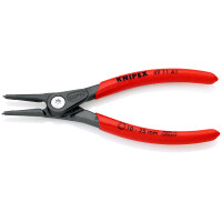 Knipex - Praezision-Sicherungsringzange grau atramentiert, mit rutschhemmendem Kunststoff überzogen 140 mm (49 11 A1)