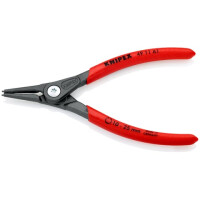 Knipex - Praezision-Sicherungsringzange grau atramentiert, mit rutschhemmendem Kunststoff überzogen 140 mm (49 11 A1)