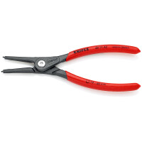Knipex - Praezision-Sicherungsringzange grau atramentiert, mit rutschhemmendem Kunststoff überzogen 180 mm (49 11 A2)
