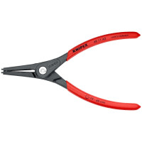 Knipex - Praezision-Sicherungsringzange grau atramentiert, mit rutschhemmendem Kunststoff überzogen 180 mm (49 11 A2)