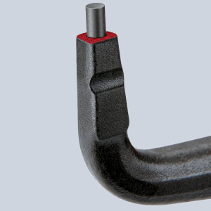 Knipex - Praezision-Sicherungsringzange grau atramentiert, mit rutschhemmendem Kunststoff überzogen 165 mm (49 21 A21)