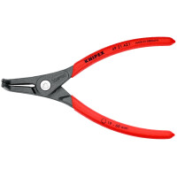 Knipex - Praezision-Sicherungsringzange grau atramentiert, mit rutschhemmendem Kunststoff überzogen 165 mm (49 21 A21)