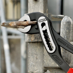 Knipex - Alligator® Wasserpumpenzange schwarz atramentiert, mit rutschhemmendem Kunststoff überzogen 180 mm (88 01 180)