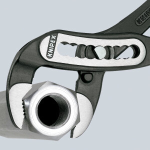 Knipex - Alligator® Wasserpumpenzange schwarz atramentiert, mit rutschhemmendem Kunststoff überzogen 180 mm (88 01 180)