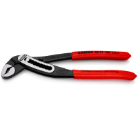 Knipex - Alligator® Wasserpumpenzange schwarz atramentiert, mit rutschhemmendem Kunststoff überzogen 180 mm (88 01 180)