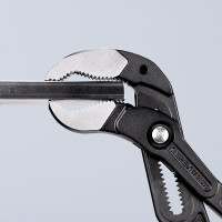 Knipex - Cobra® XXL Wasserpumpenzange grau atramentiert, mit rutschhemmendem Kunststoff überzogen 560 mm (87 01 560)