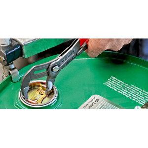 Knipex - Cobra® Wasserpumpenzange grau atramentiert, mit rutschhemmendem Kunststoff überzogen 250 mm (87 01 250)