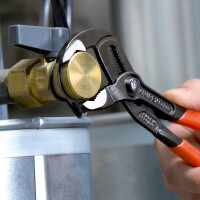 Knipex - Cobra® Wasserpumpenzange grau atramentiert, mit rutschhemmendem Kunststoff überzogen 250 mm (87 01 250)