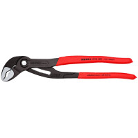 Knipex - Cobra® Wasserpumpenzange grau atramentiert, mit rutschhemmendem Kunststoff überzogen 300 mm (87 01 300)