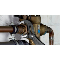 Knipex - Cobra® Wasserpumpenzange grau atramentiert, mit rutschhemmendem Kunststoff überzogen 300 mm (87 01 300)