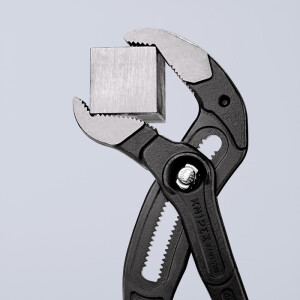 Knipex - Cobra® XL Wasserpumpenzange grau atramentiert, mit rutschhemmendem Kunststoff überzogen 400 mm (87 01 400)
