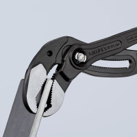 Knipex - Cobra® XL Wasserpumpenzange grau atramentiert, mit rutschhemmendem Kunststoff überzogen 400 mm (87 01 400)