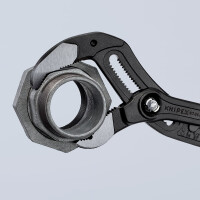 Knipex - Cobra® XL Wasserpumpenzange grau atramentiert, mit rutschhemmendem Kunststoff überzogen 400 mm (87 01 400)