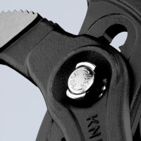Knipex - Cobra® XL Wasserpumpenzange grau atramentiert, mit rutschhemmendem Kunststoff überzogen 400 mm (87 01 400)