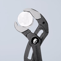 Knipex - Cobra® XL Wasserpumpenzange grau atramentiert, mit rutschhemmendem Kunststoff überzogen 400 mm (87 01 400)